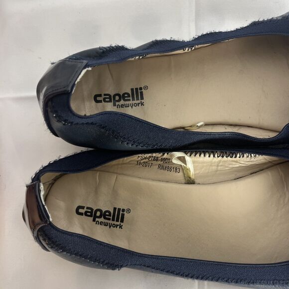 Capelli New York Comfort Flats Slip On Shoes Size 6 Blue Womens - Picture 3 of 11